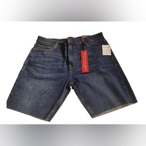 Guess Men's Dark Blue Denim Shorts Size 36 New